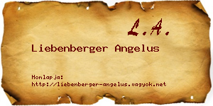 Liebenberger Angelus névjegykártya